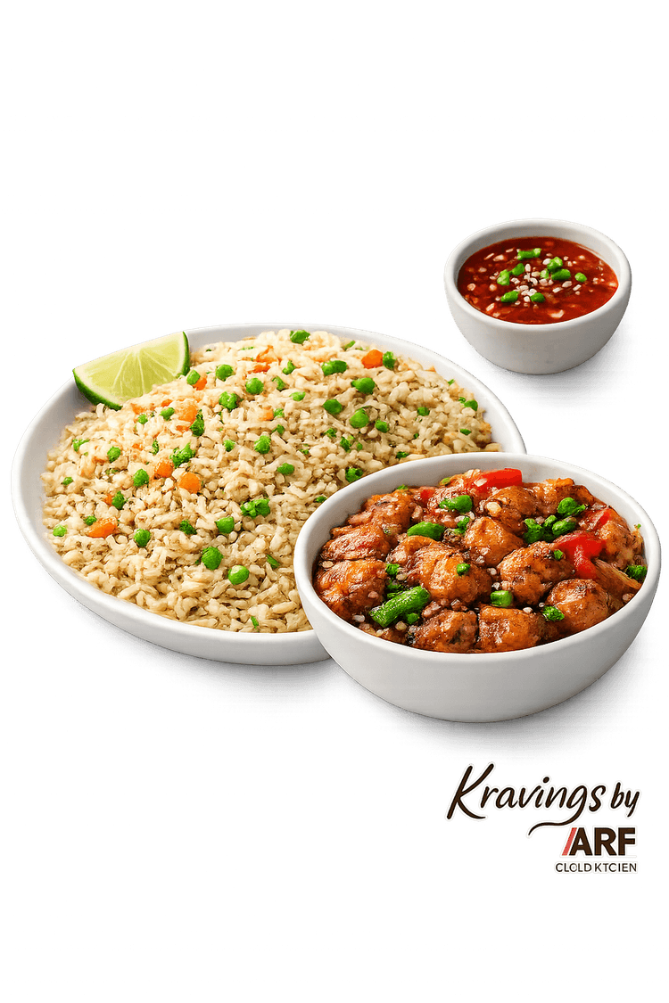 Fried Rice with Chicken Chilli/Paneer Chilli